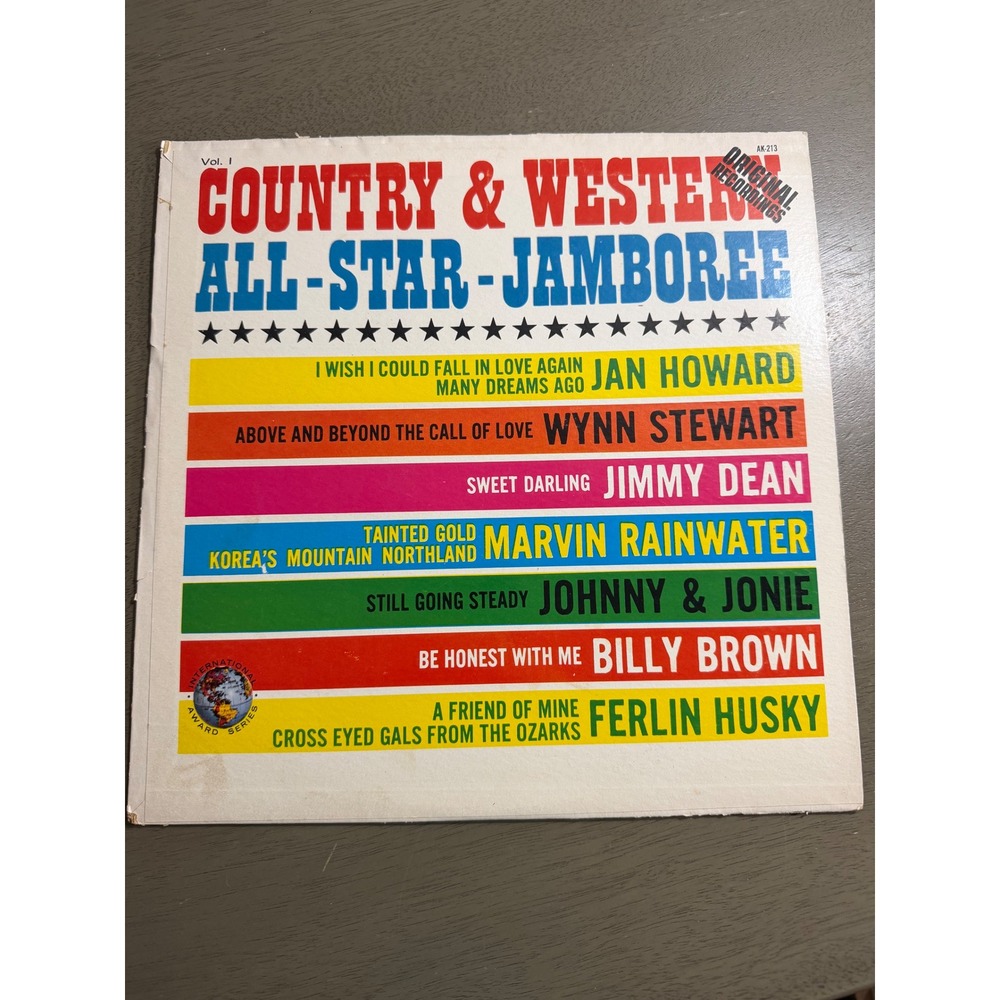Country & Western All-Star Jamboree Vol 1 Vinyl LP International Award AK-213